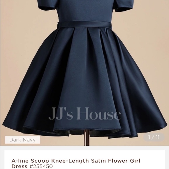 Two flower girl dresses from JJs house (size 3 and 5) Silk - dusty rose pink. - Picture 5 of 5